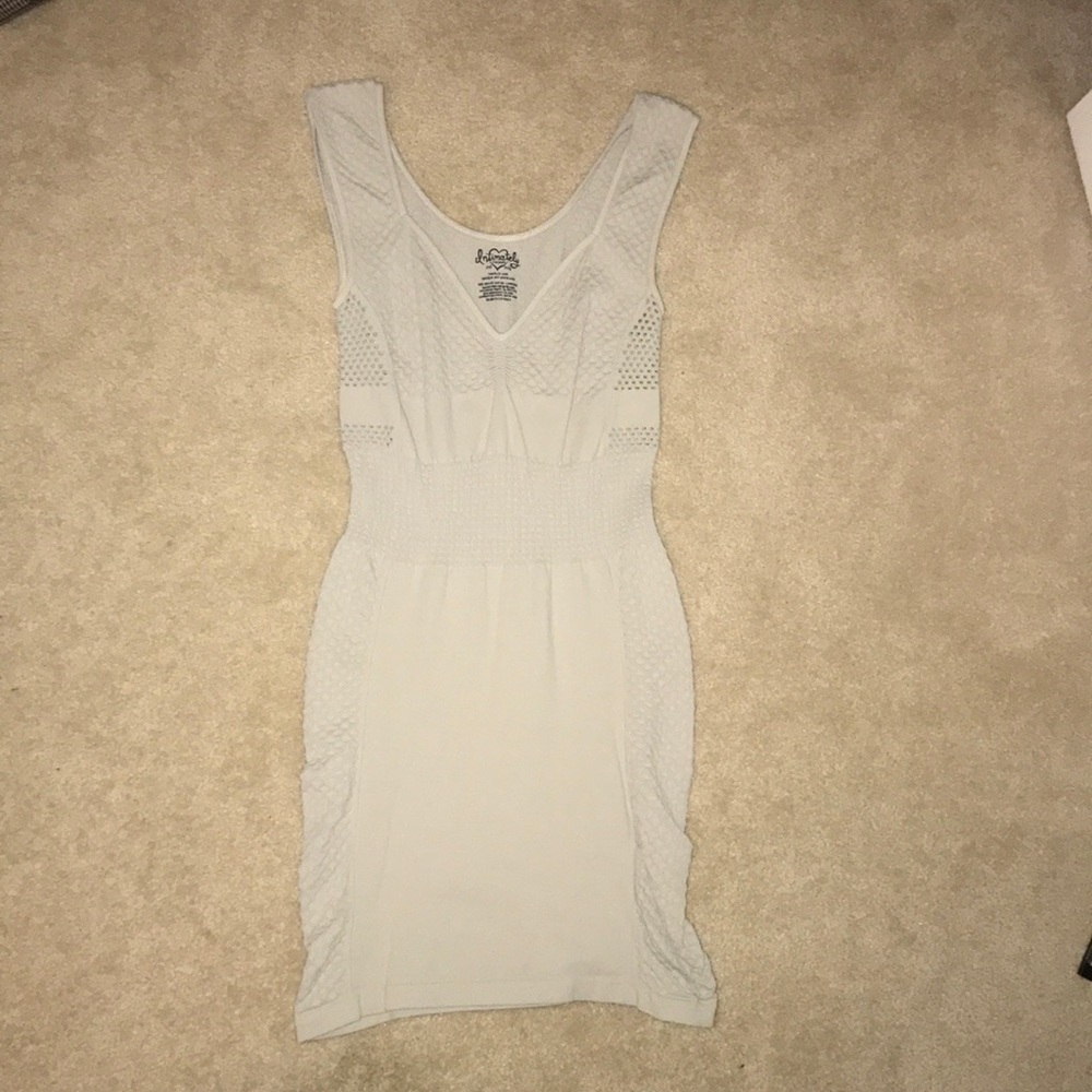 Nude bodycon Free People dress